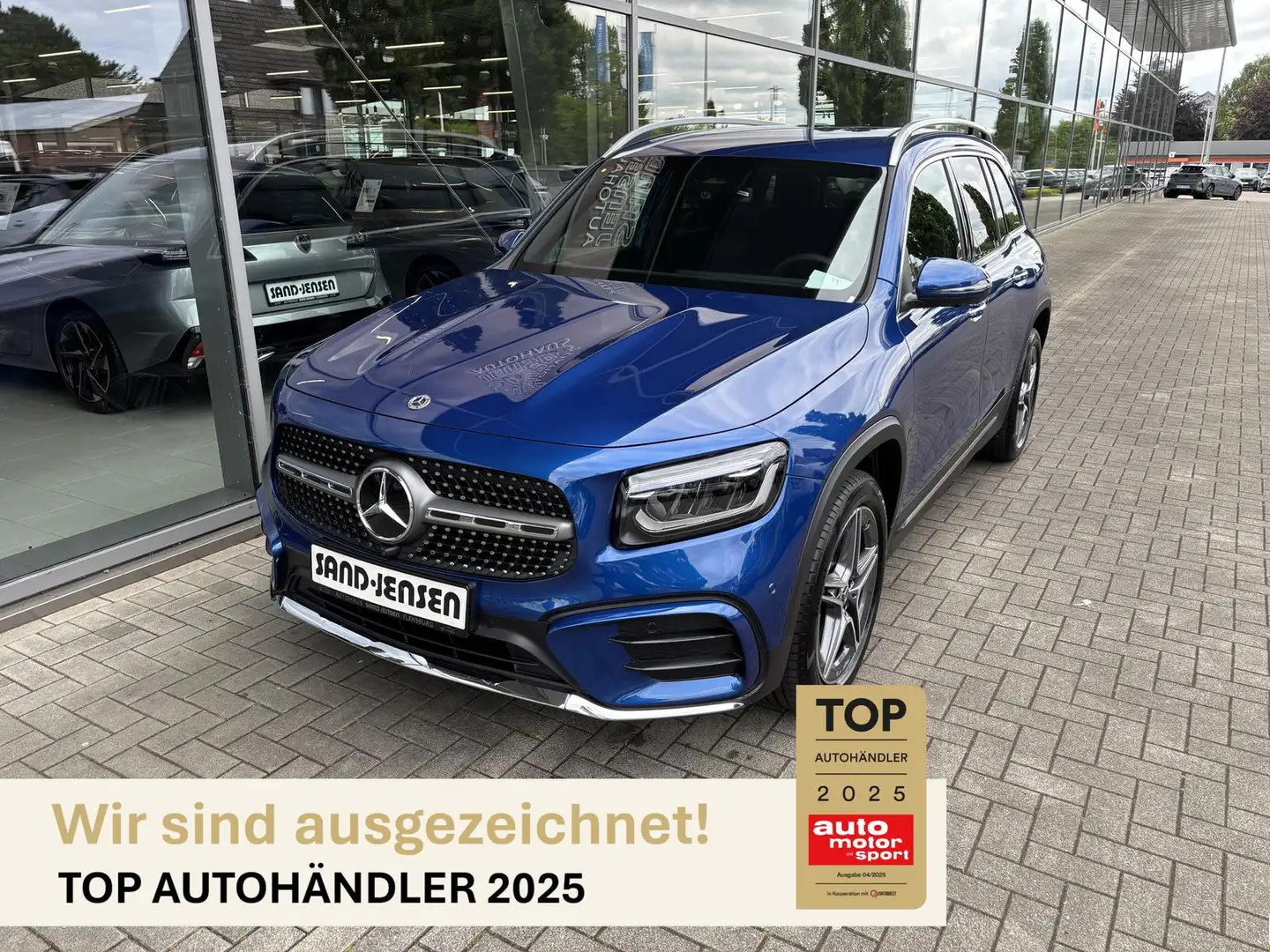 Mercedes-Benz GLB 200 AMG Line Advanced Plus AHK 7-Sitze 360 Blau - 1