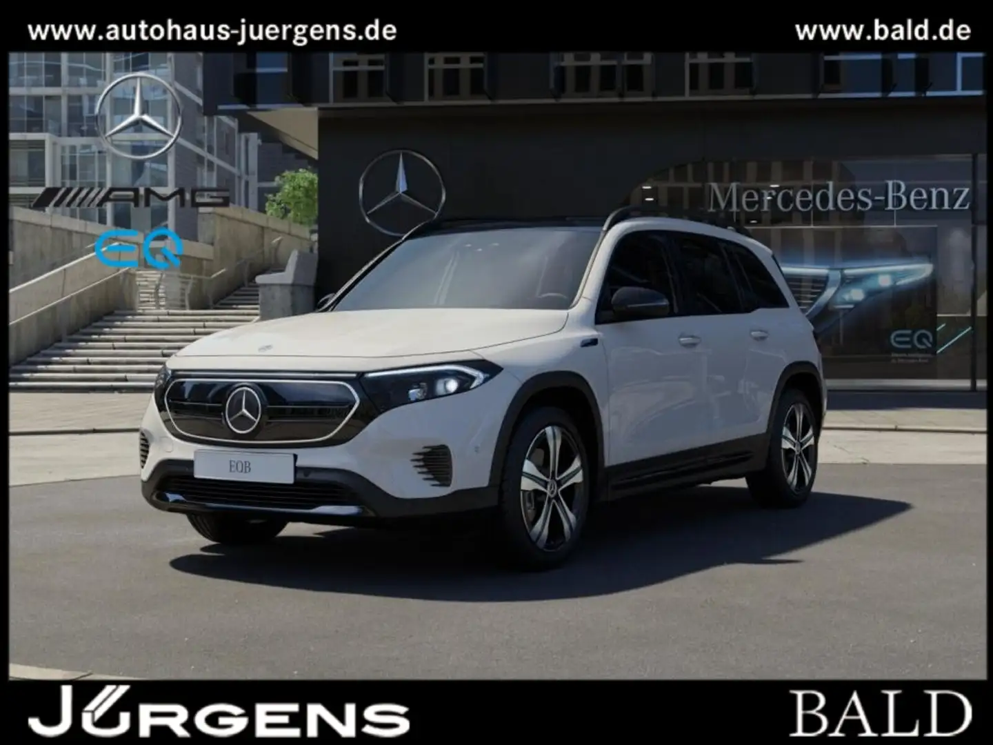 Mercedes-Benz EQB 300 4M Progressive/LED/Cam/Pano/Night/Distr Weiß - 1