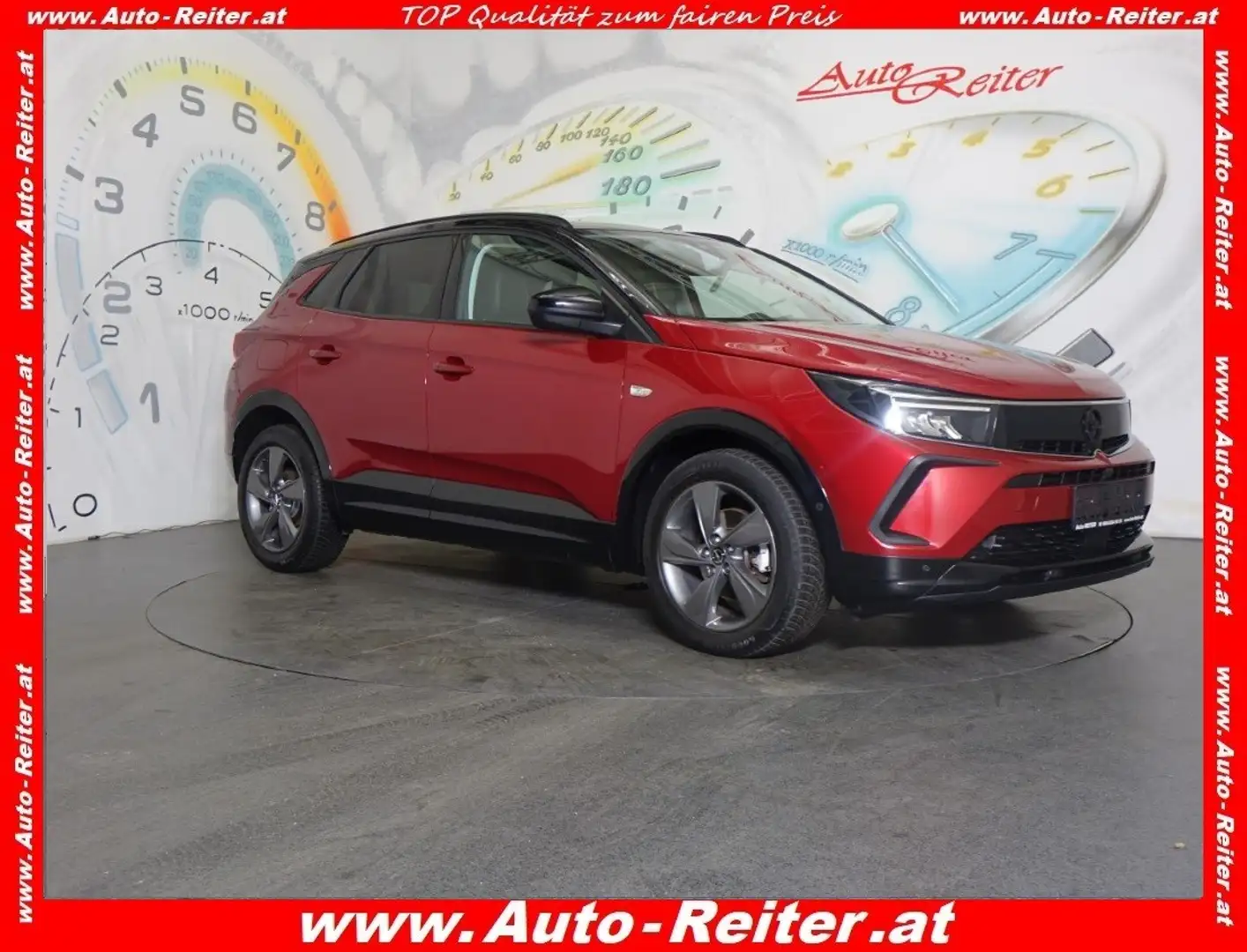 Opel Grandland X GS Line 1.2 96kW 6-Gang *LED, NAVI, RFK, TEILLE... Rot - 1