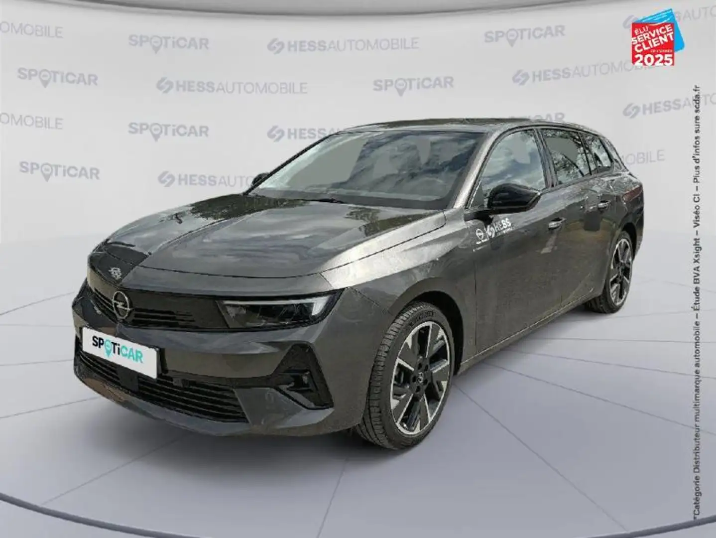 Opel Astra Electric 156ch Gris - 1