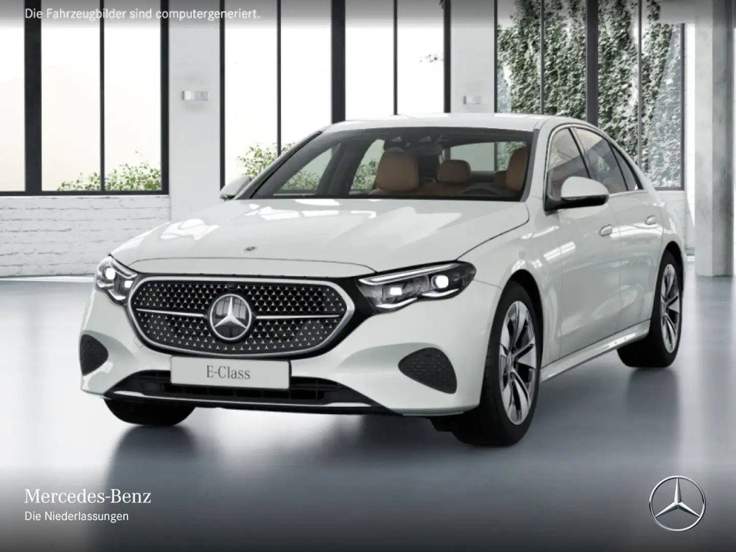 Mercedes-Benz E 220 d 4M Avantgarde Fahrass 360° Airmat Distr. Weiß - 2