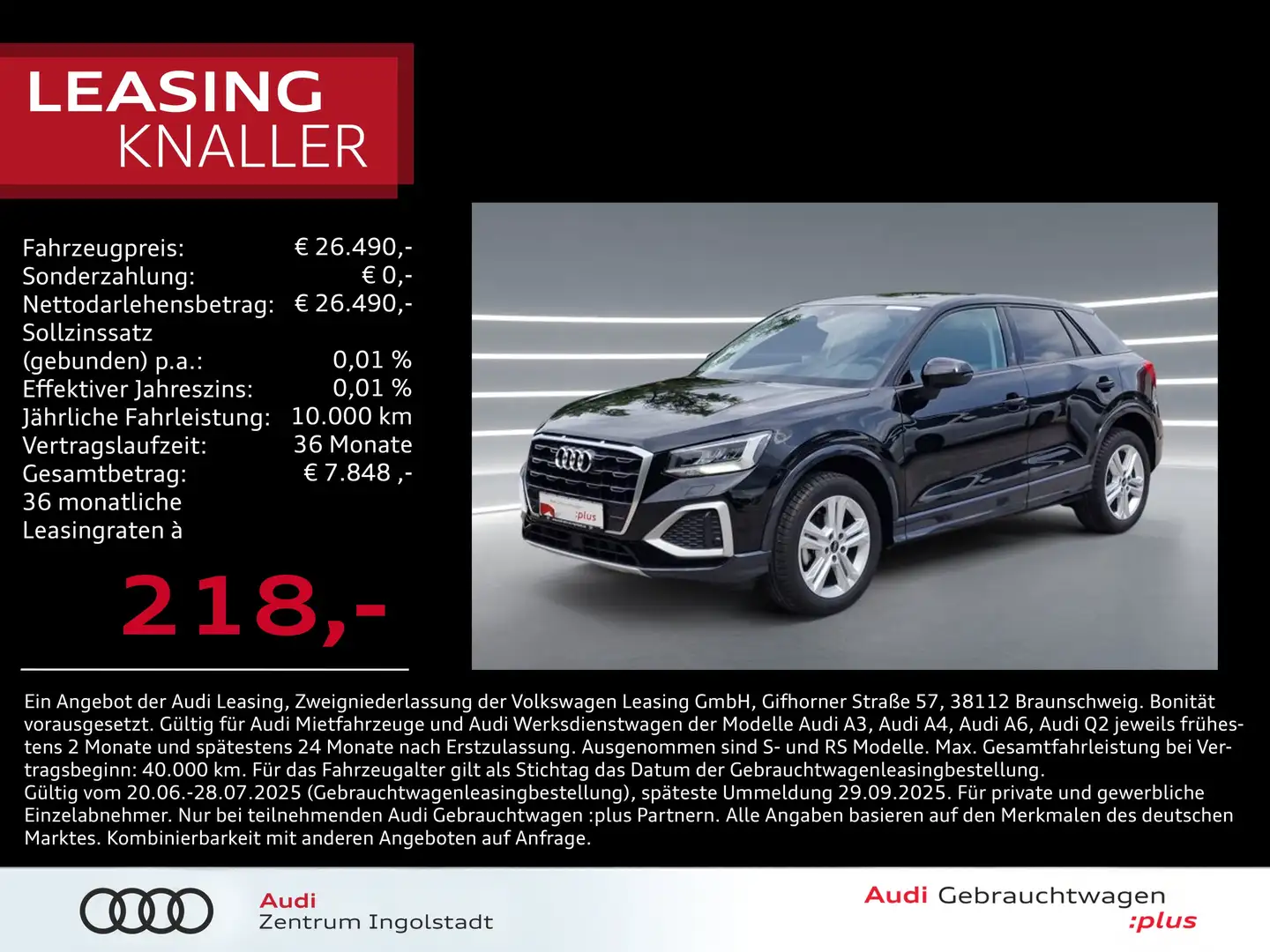 Audi Q2 30 TFSI AHK NAVI Keyless virtual PDC Advanced Noir - 1
