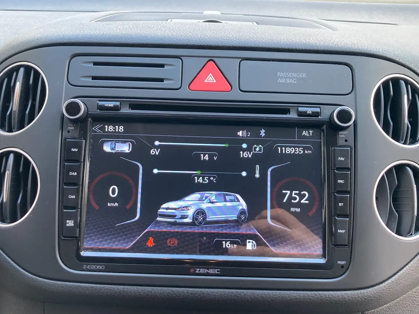Volkswagen Golf Plus 6(VI) PLUS 1.2TSI benzine 2012 met 118000km*NIEUW! Bruin - 2