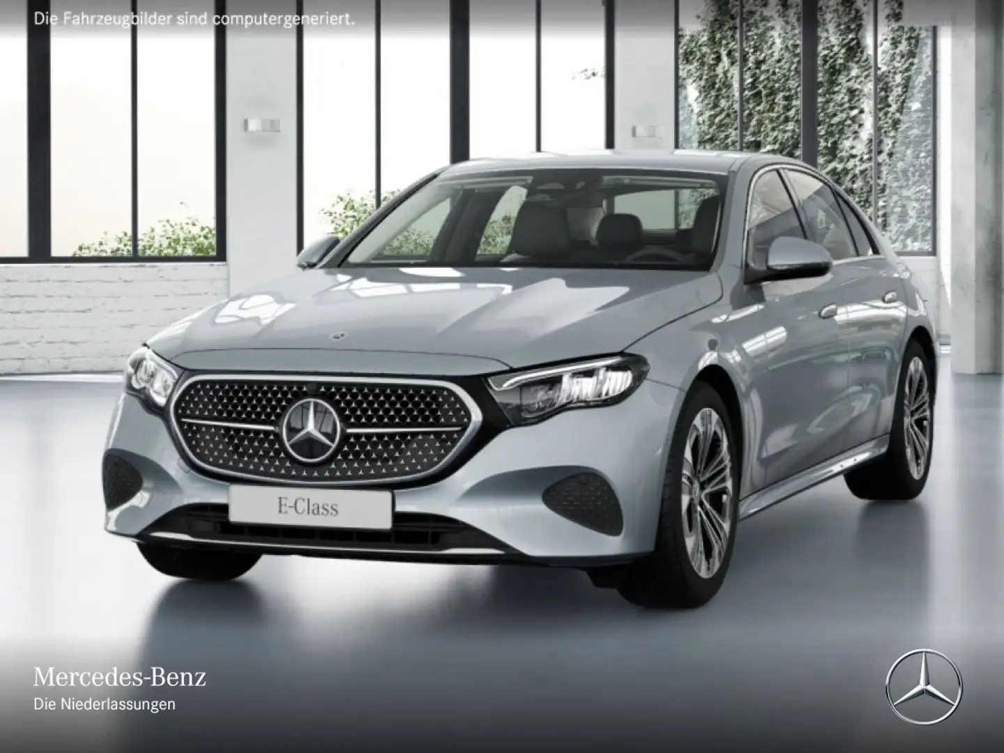 Mercedes-Benz E 300 e Hybrid Avantgarde Distr. LED AHK Kamera 9G Silber - 2