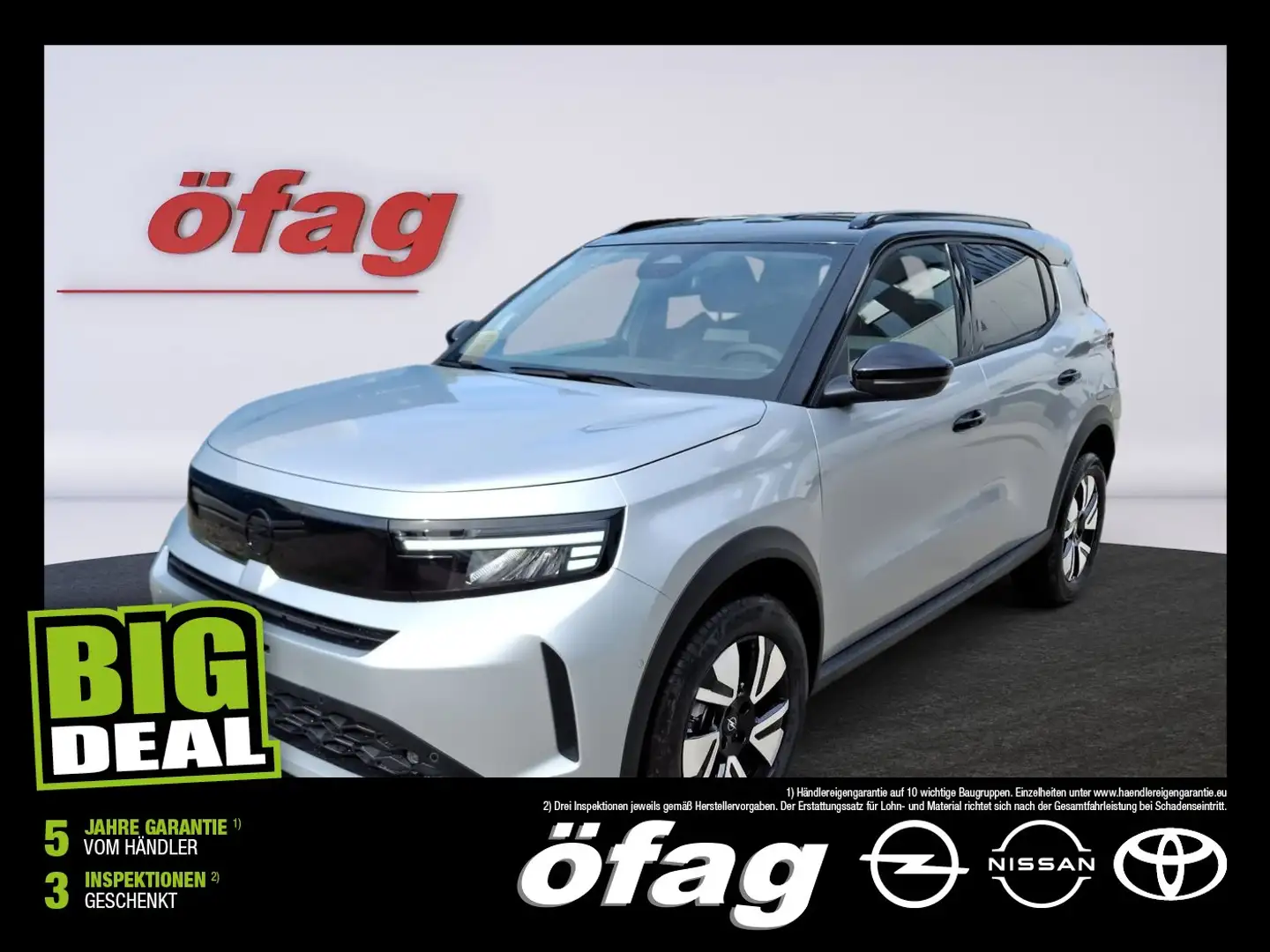 Opel Frontera 1.2 DI MHEV GS Aut. Silber - 1