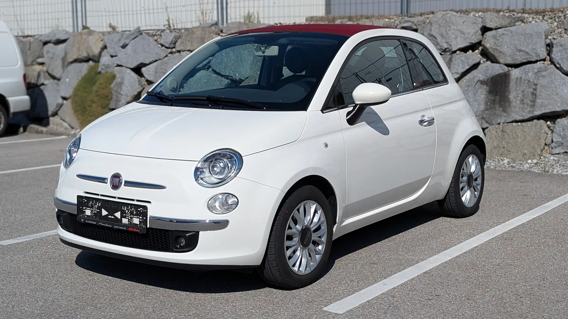 Fiat 500C 1,2 69 Lounge Weiß - 1