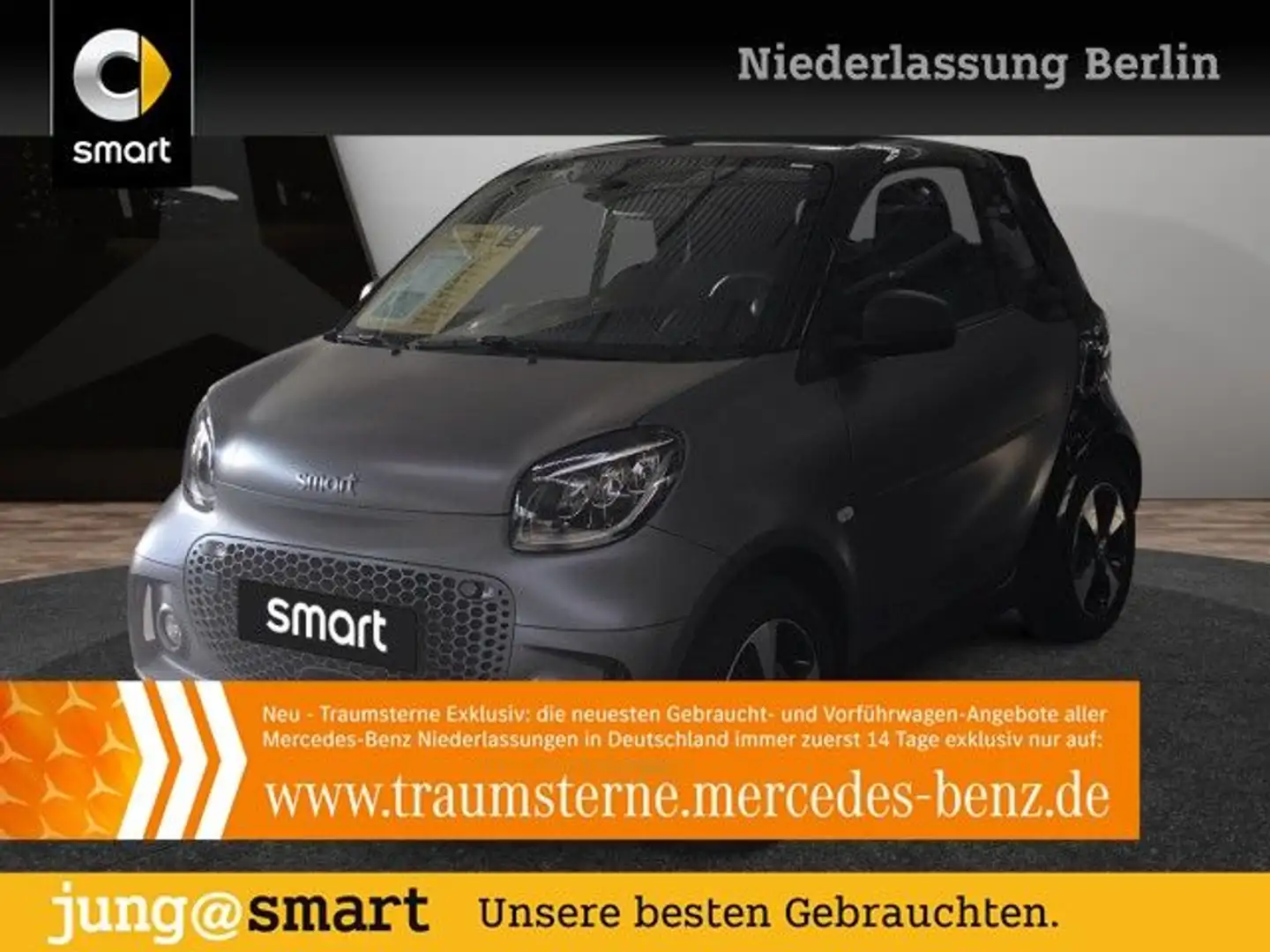 smart forTwo EQ 60kWed passion SHZ PDC+Kamera Ambiente Gris - 1