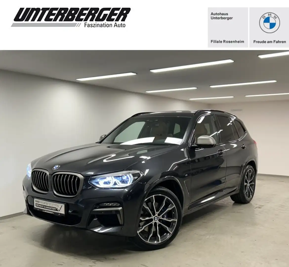 BMW X3 M 40d M Sportpaket DA. Plus PA. Plus AHK Pano Head-U Grau - 1