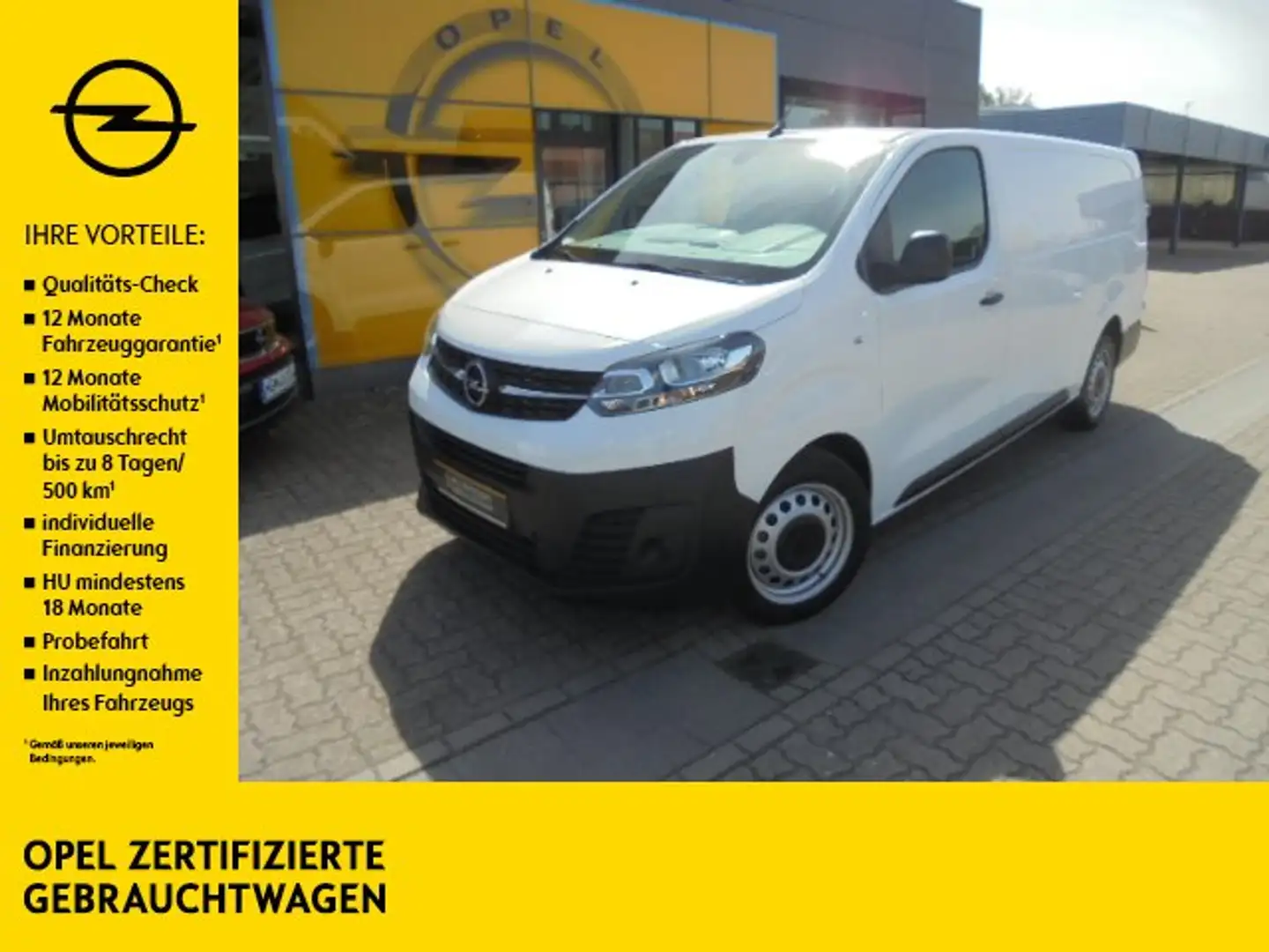 Opel Vivaro 2.0 D Edition L3 Teilleder/GripControl/Kamera Weiß - 1