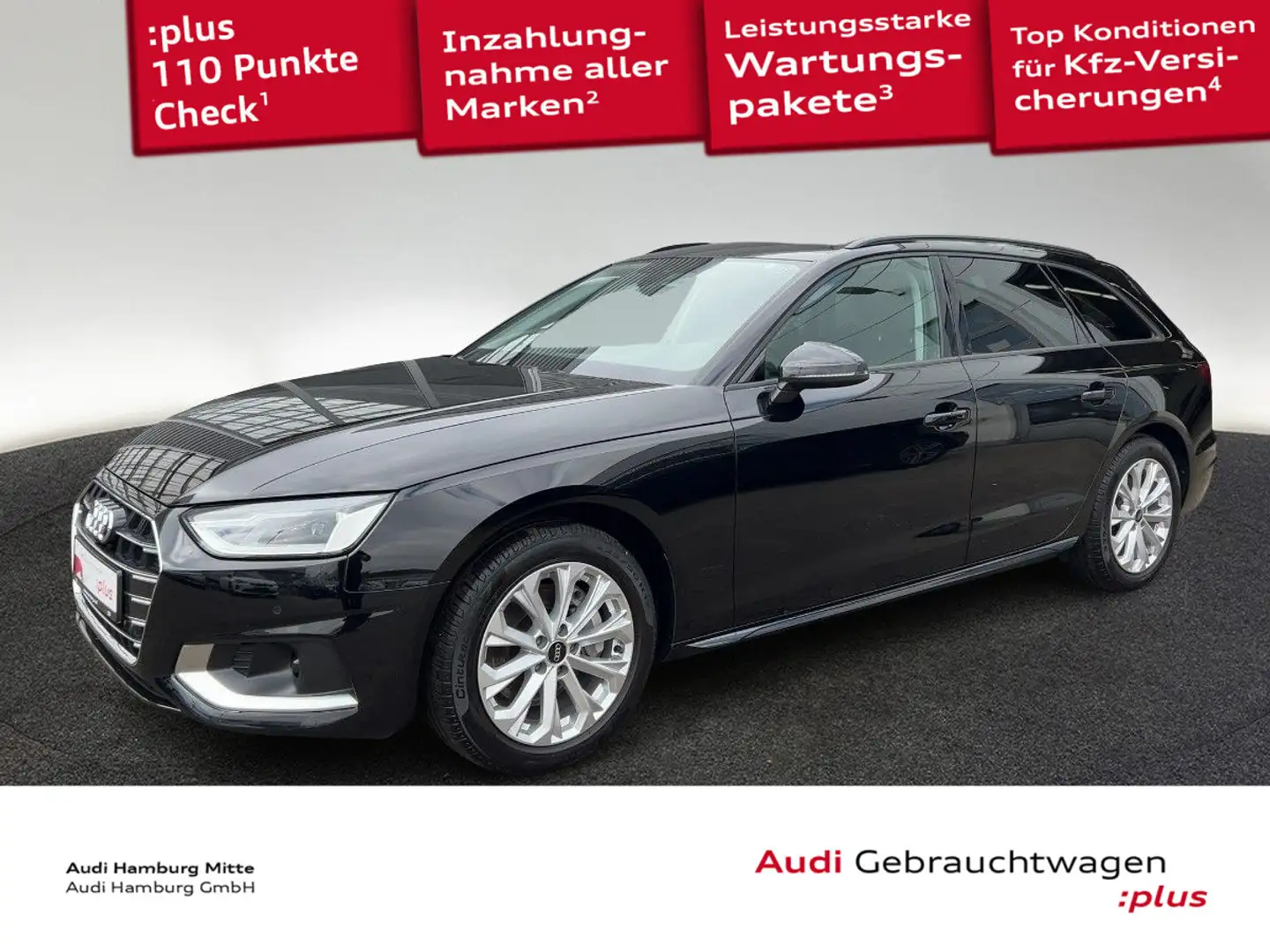Audi A4 40 TDI advanced S tronic Navi Sitzhzg Noir - 1
