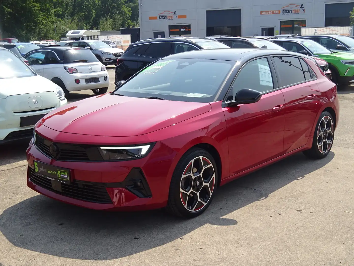 Opel Astra 1.2 Turbo GS Line Inspektionspaket BigDeal! Rood - 2