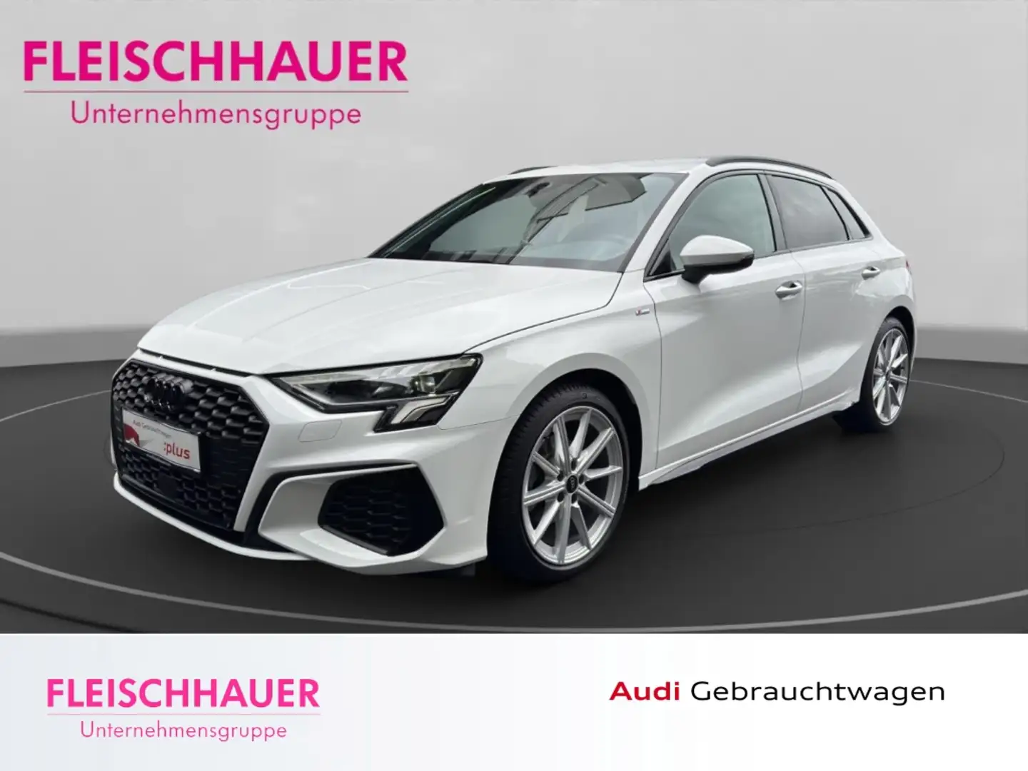 Audi A3 Sportback S line 35 TDI LED+DC+NAVI+APPLE+ Weiß - 1