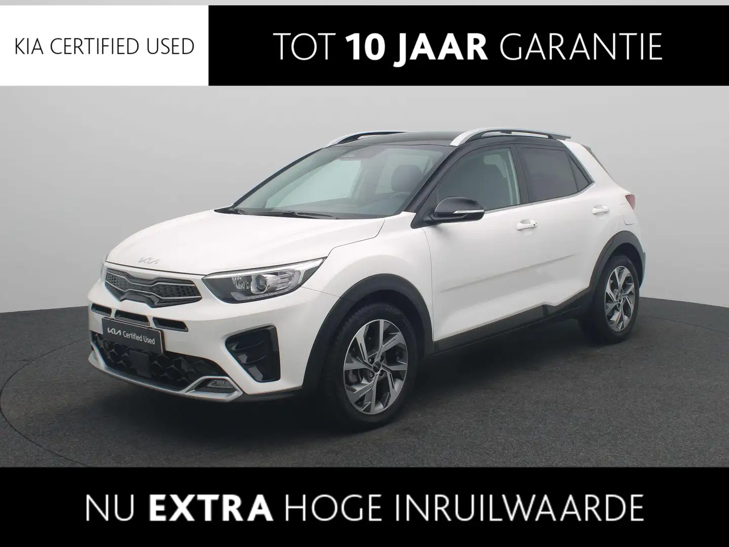 Kia Stonic 1.0 T-GDi MHEV GT-Line | Navigatie | Camera | Stoe Wit - 1