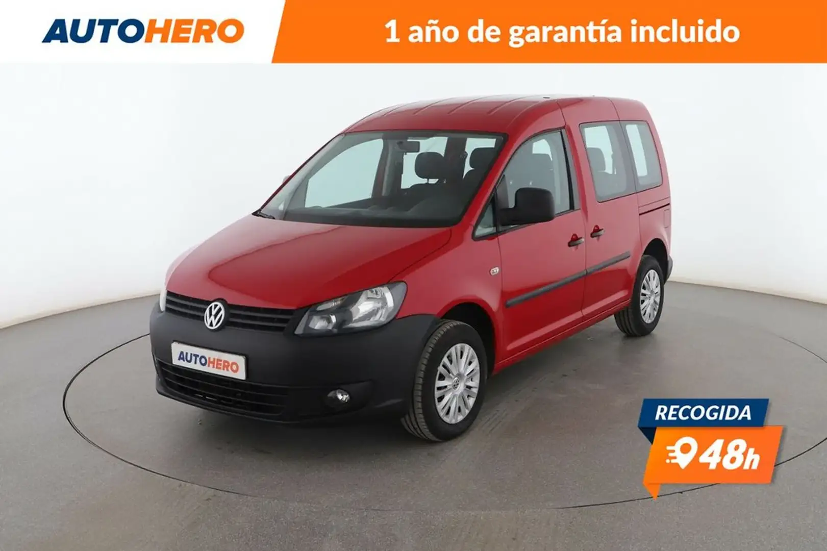 Volkswagen Caddy 1.6 TDI Kombi BlueMotion Tech. Pro Rojo - 1