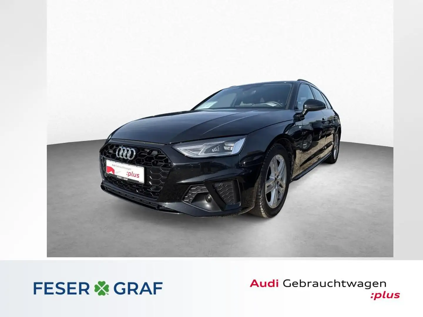 Audi A4 Avant 40 TDI quattro S tr. S line-ACC-Kamera-Leder Schwarz - 1
