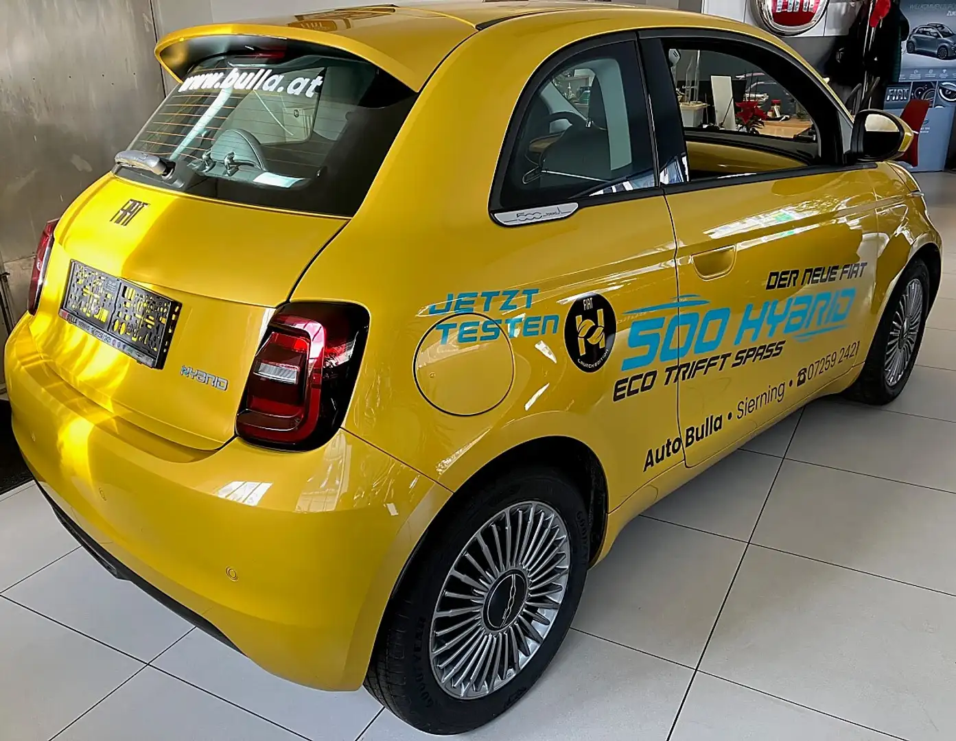 Fiat 500 Hatchback Hybrid Torino Gelb - 2
