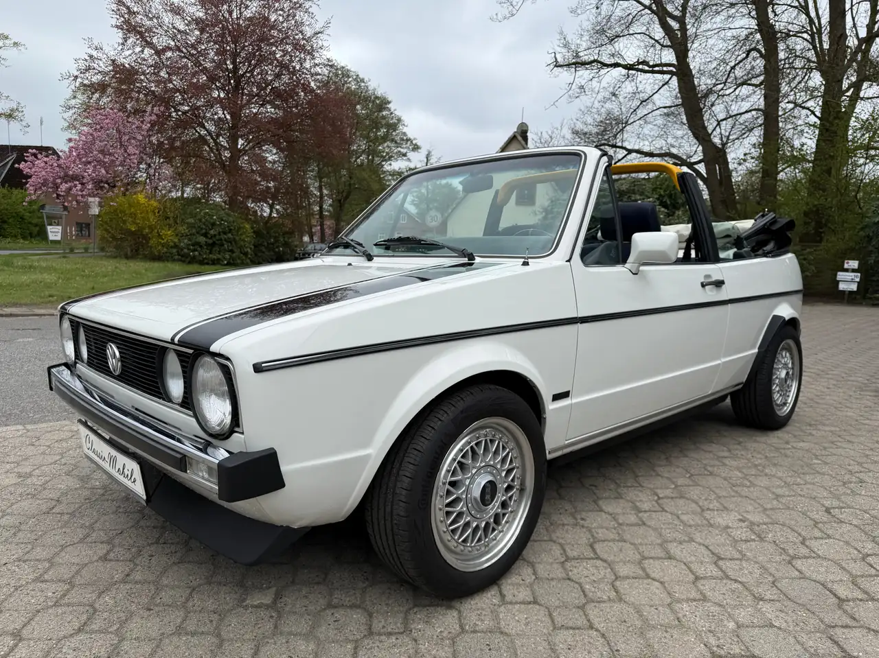 Volkswagen Golf Cabriolet Golf I Cabrio*HU 9/2027*Chrom*BBS*Stoffverdeck*SHZ, foto 4