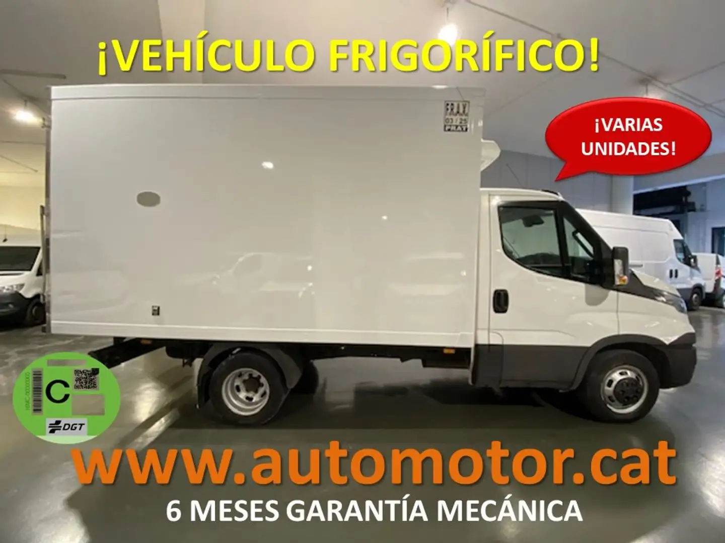 Iveco Daily Chasis Cabina 35C14 FRIGORÍFICO Wit - 1
