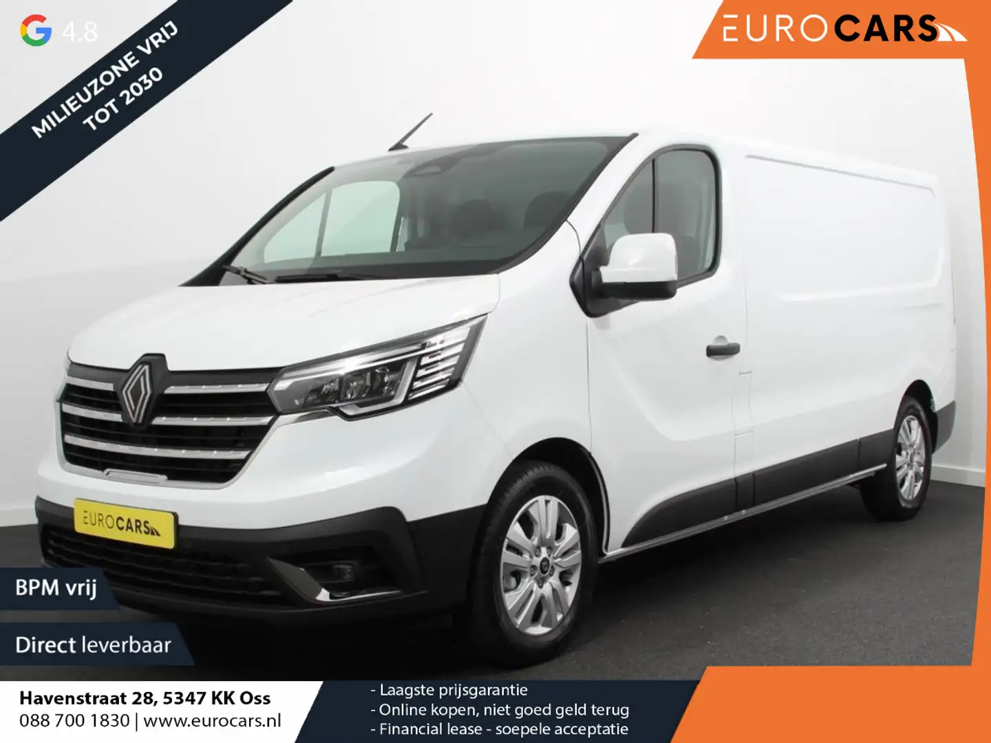 Renault Trafic 2.0 Blue dC1 150 EDC T30 L2H1 Advance Navigatie Ai Wit - 1