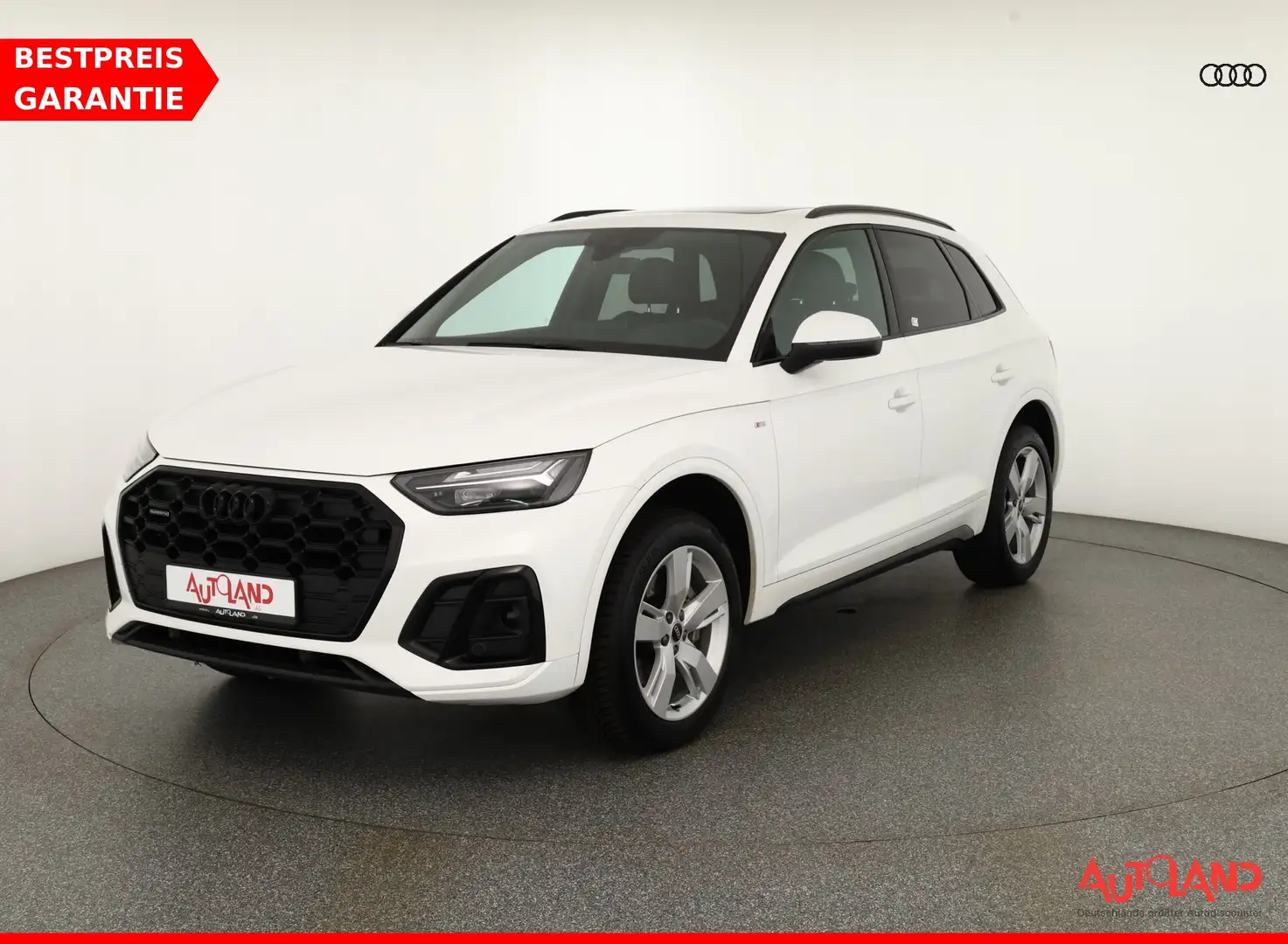 Audi Q5 40 TDI S-Line quattro s-tronic LED ACC Navi Pan Weiß - 1
