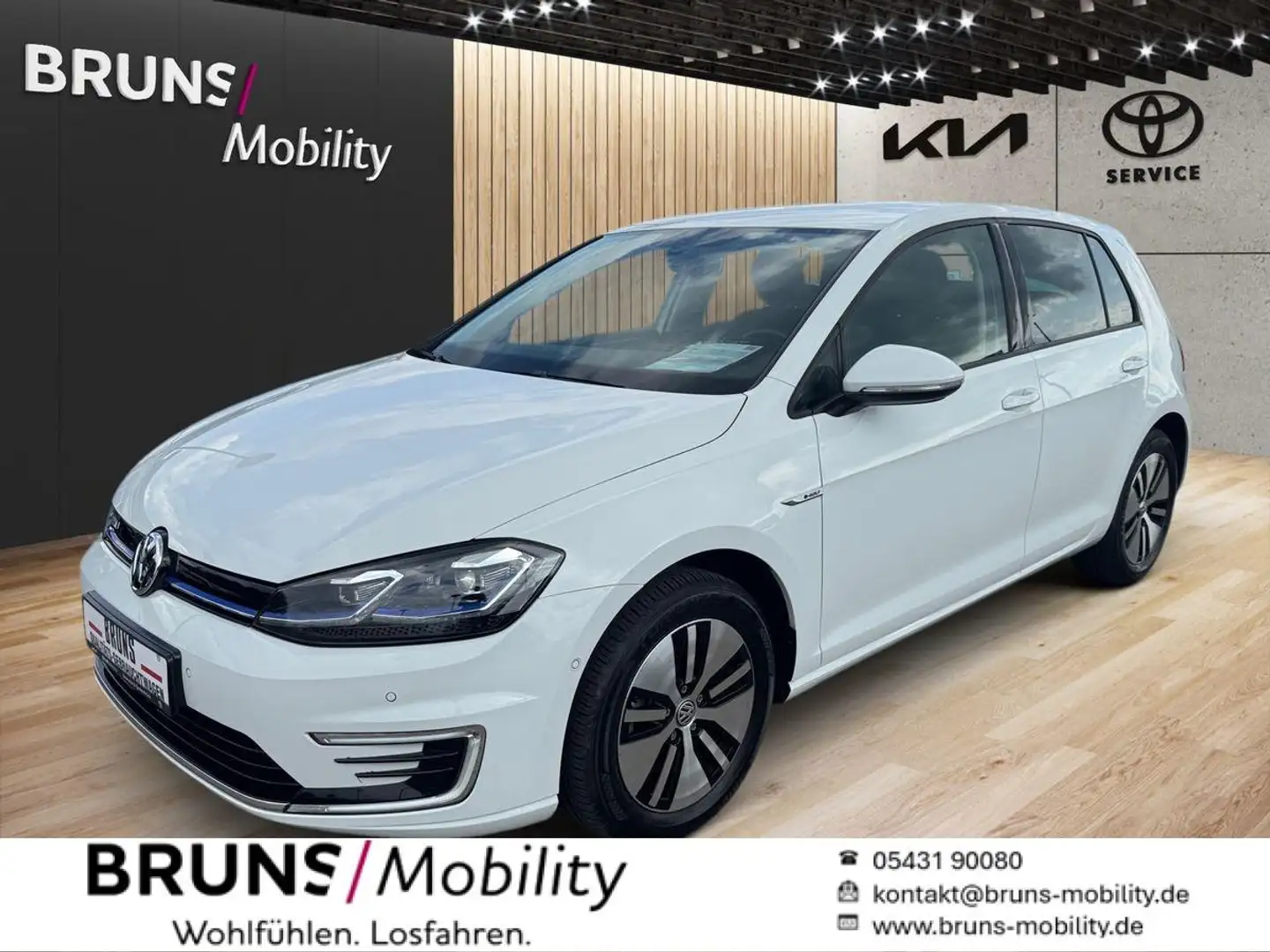 Volkswagen Golf Golf VII Lim. e-Golf Bianco - 1