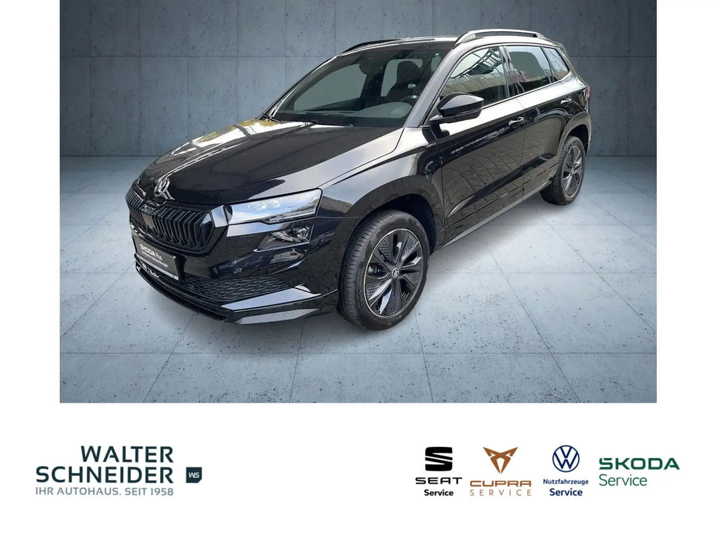 Skoda Karoq 1.5 TSI DSG Sportline Navi LED AHK Negro - 1