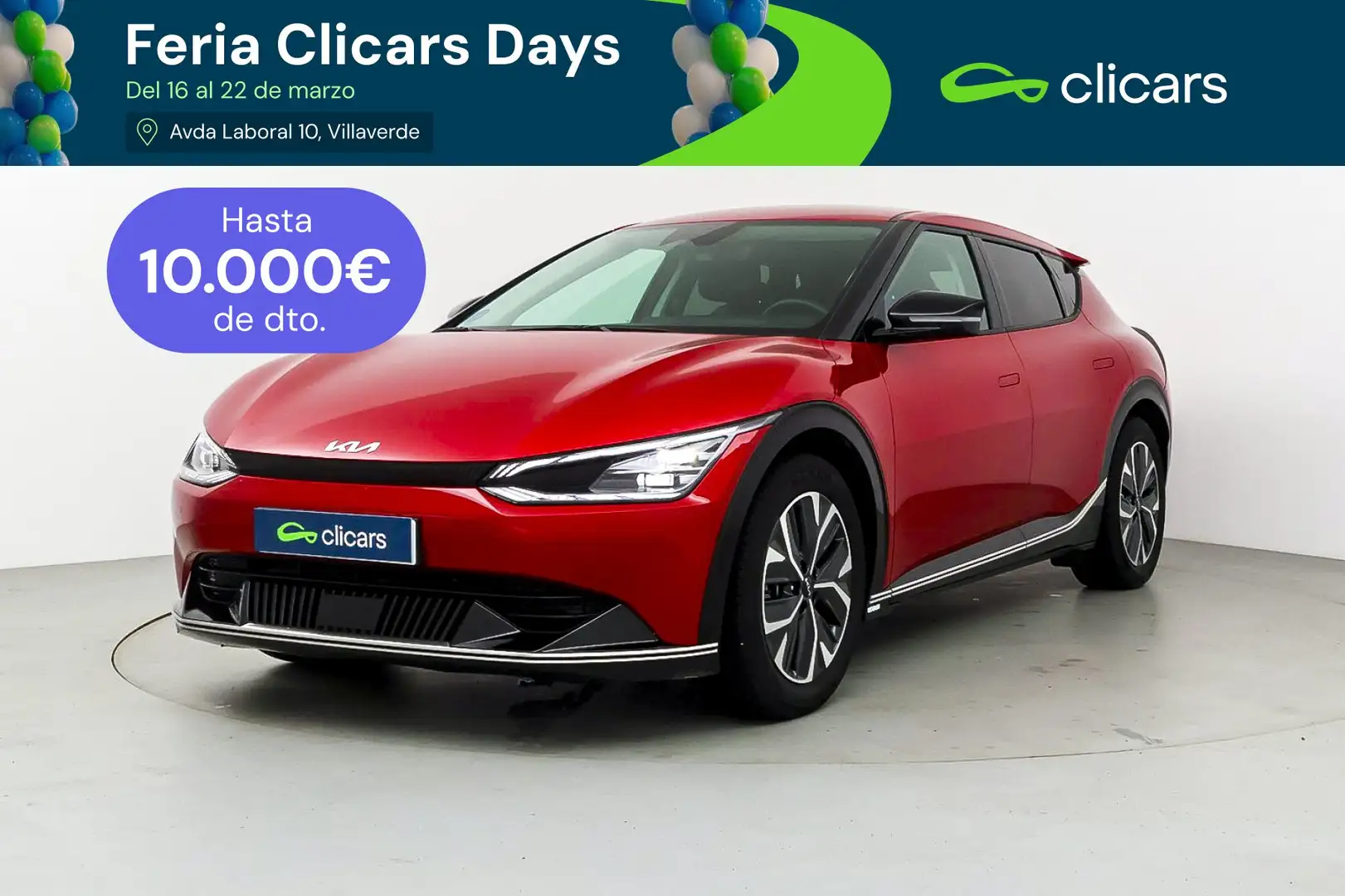 Kia EV6 Air RWD 125kW Rojo - 1