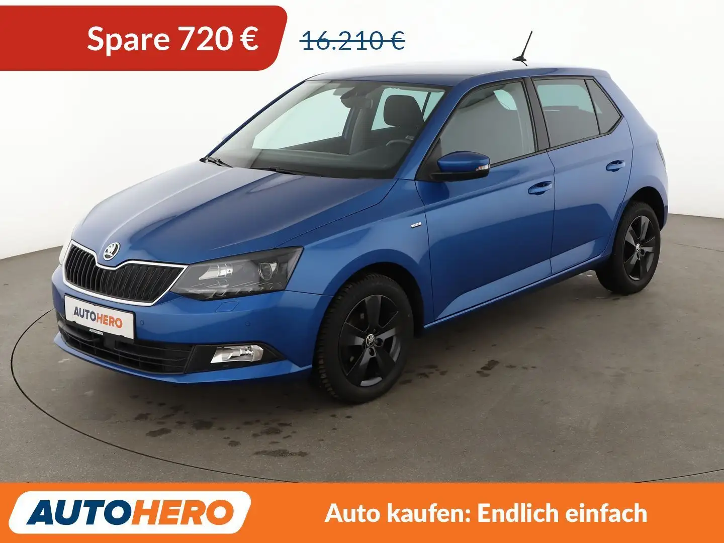 Skoda Fabia 1.4 TDI Drive Aut.*NAVI*PDC*SHZ*ACC*KLIMA*GARANTIE Blau - 1