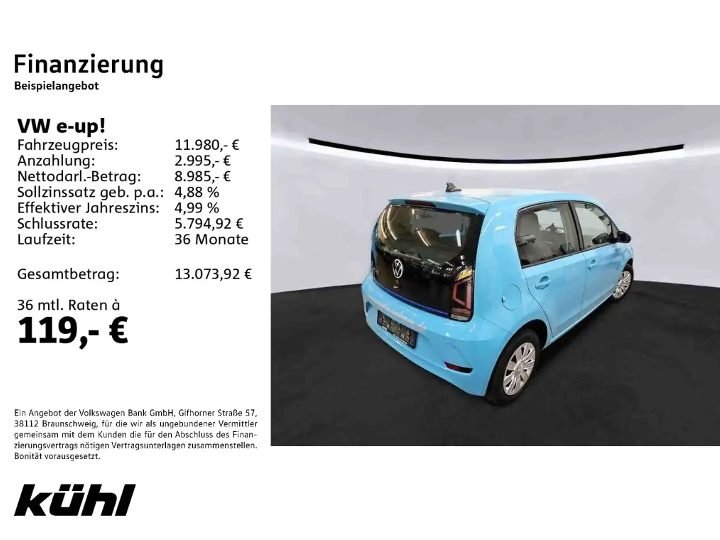 Volkswagen e-up! Maps+More Dock Blau - 2