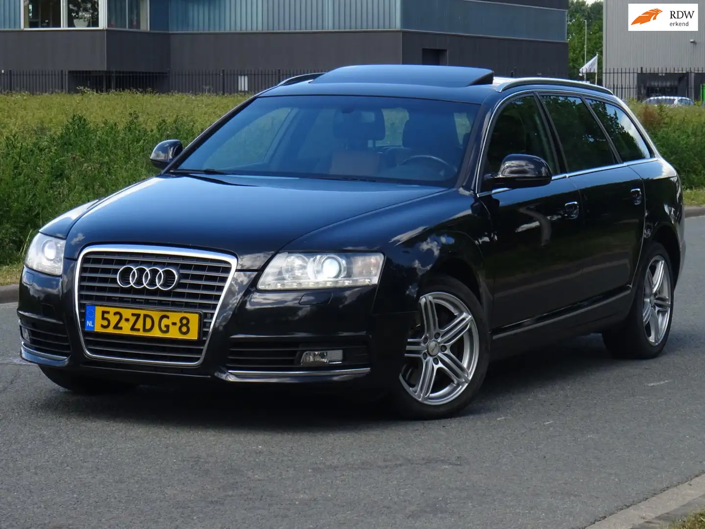 Audi A6 Avant 2.0 TFSI Pro Line AUT. LEER/NAVI/OPENDAK/XEN Zwart - 1