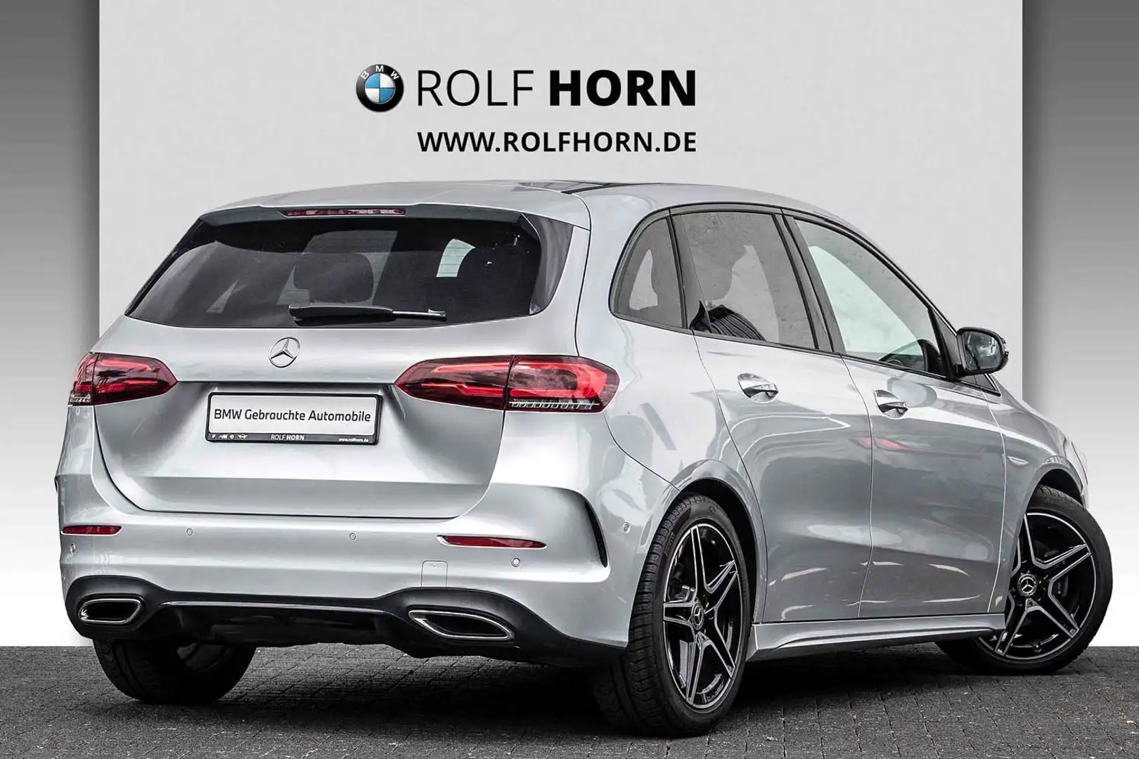 Mercedes-Benz B 200 AMG Line Autom Navi Pano RFK SHZ Klima 18" Argent - 2