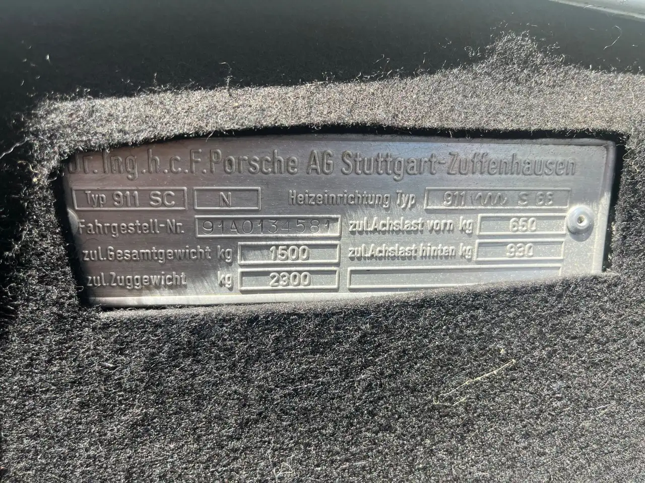 Porsche 911 SC 3.2 Leder schwarz Motorüberholt ca. 500KM, foto 11