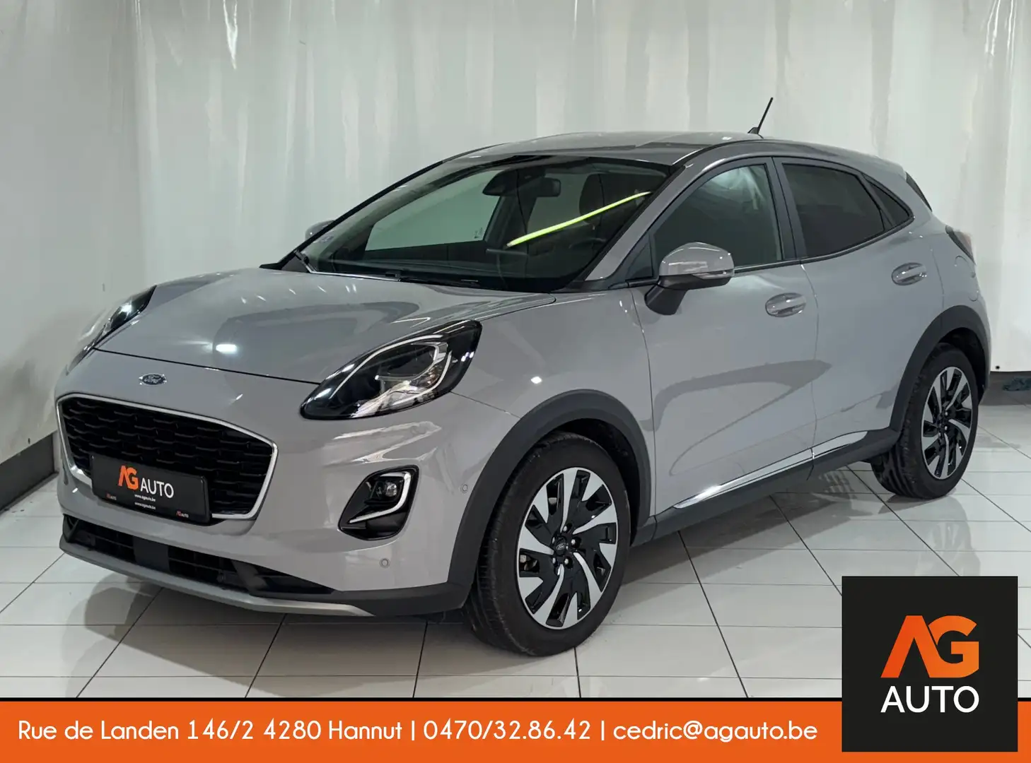 Ford Puma 1.0 * LED * Auto * Carplay * Caméra * 1er prop Grijs - 1