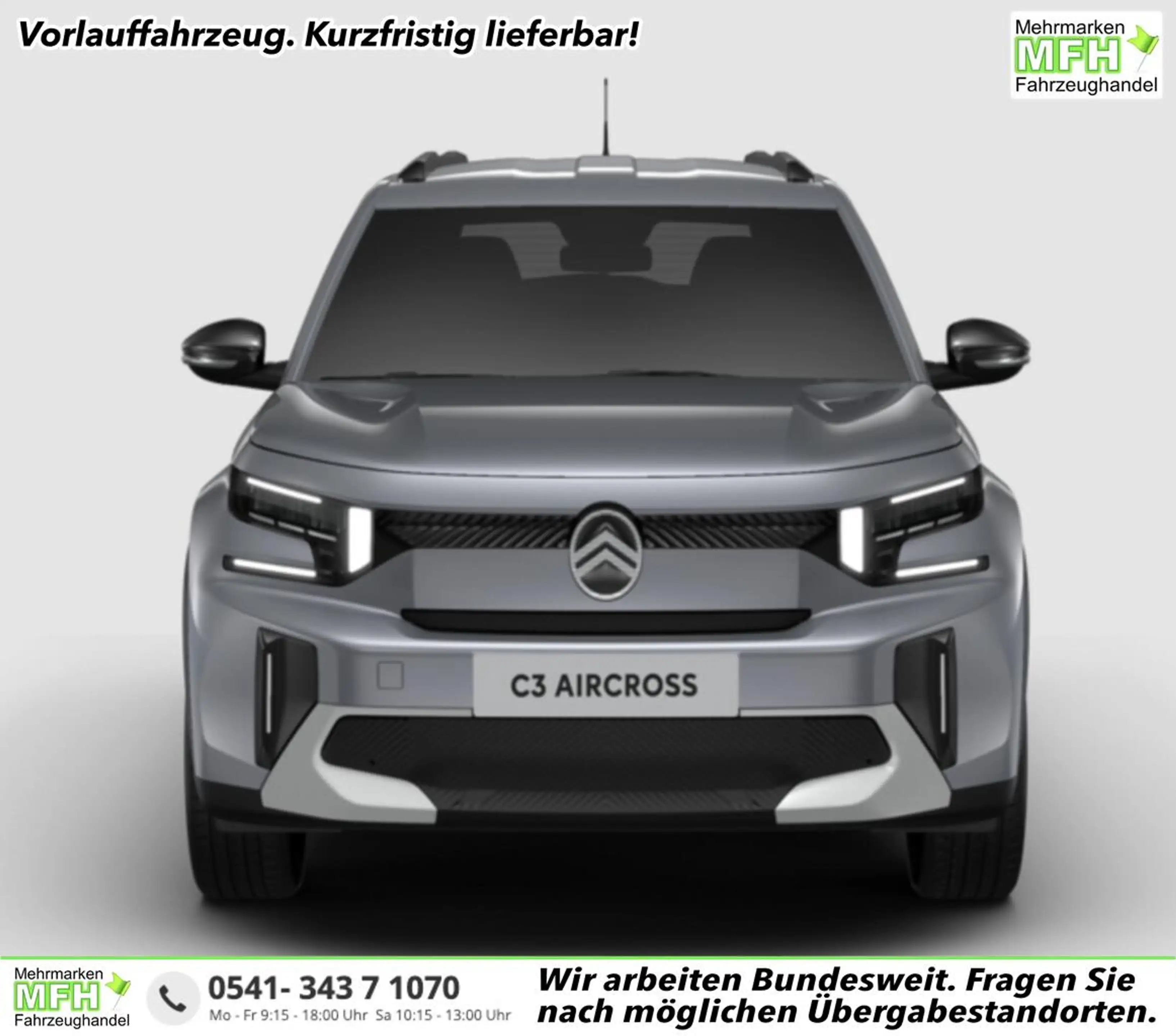 Citroen C3 Aircross PLUS PDC Kam CarPlay PrivG LED HUD 74 kW (101 P...