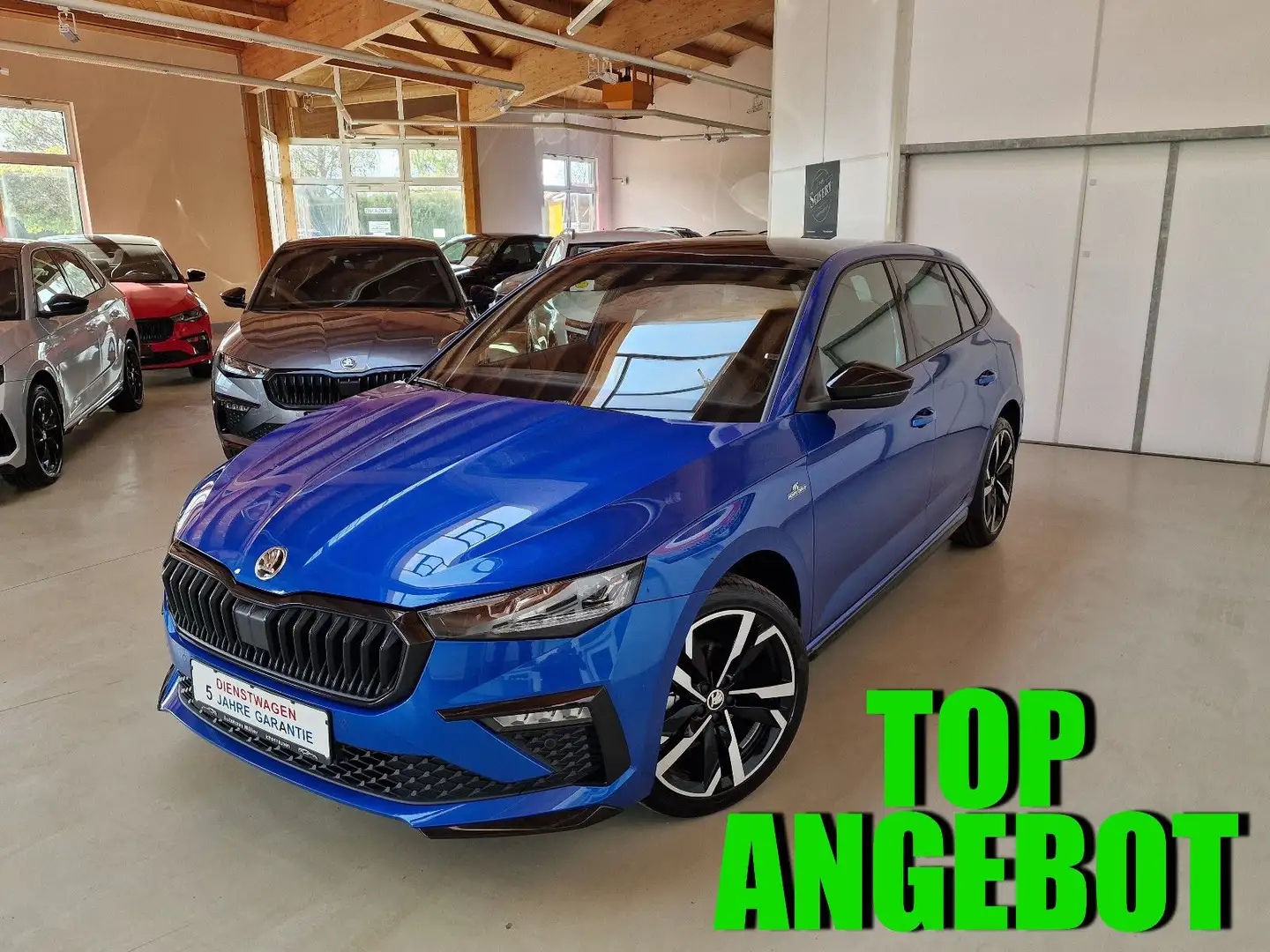 Skoda Scala II Monte Carlo MatrixLED 5J-GAR NAVI 18ALU Blau - 1
