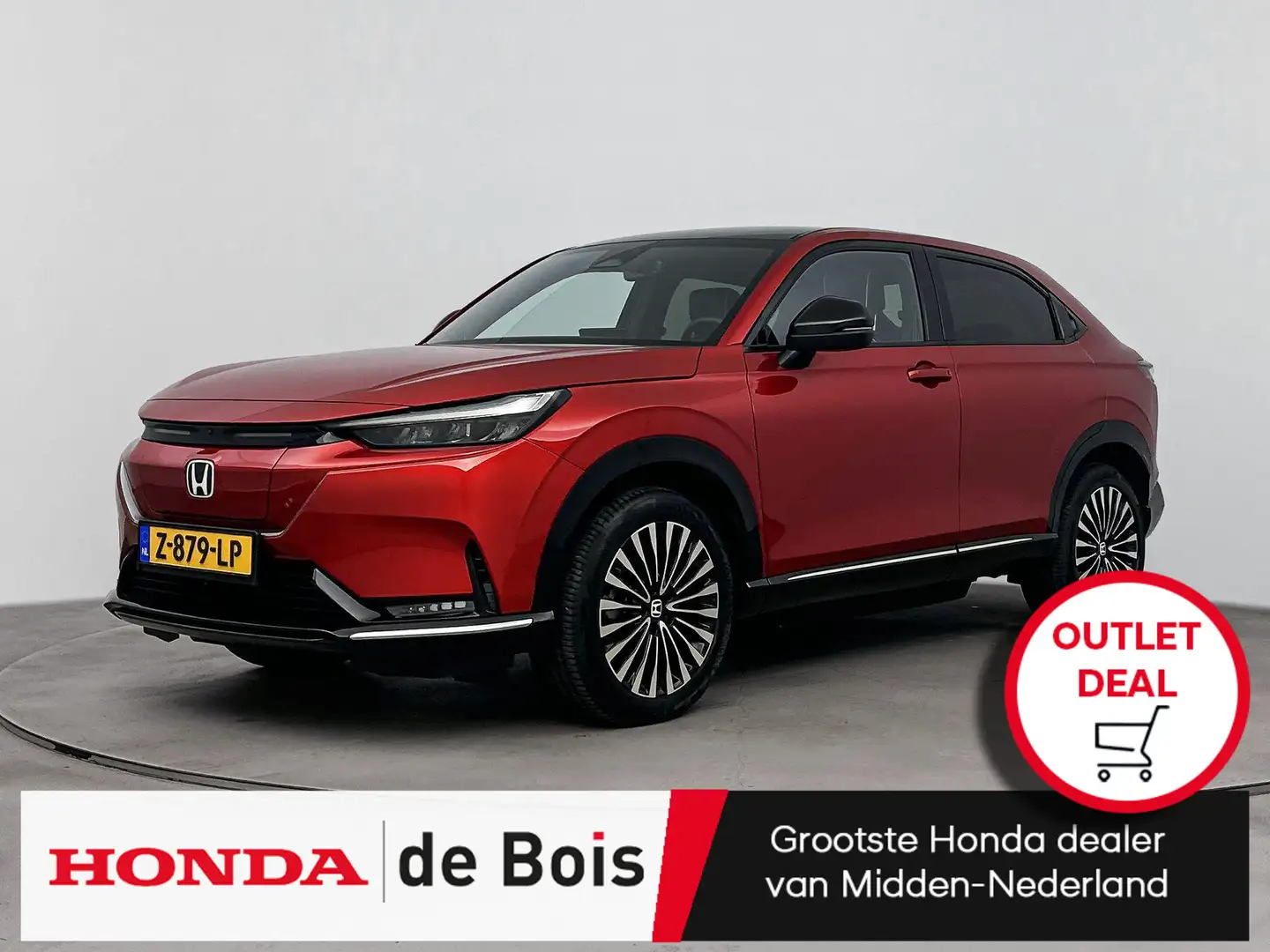 Honda e:Ny1 Advance 69 kWh | Leer | Panorama dak | Stoelverwar Rood - 1