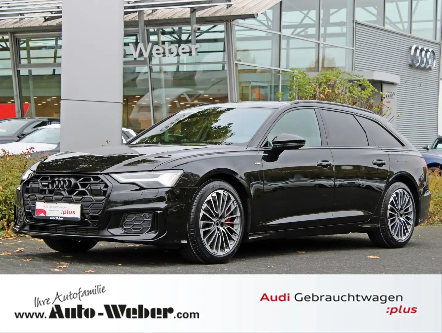 Audi A6 Avant 55TFSIe qu S LINE BLACK PANO AHK HUD VC Schwarz - 1