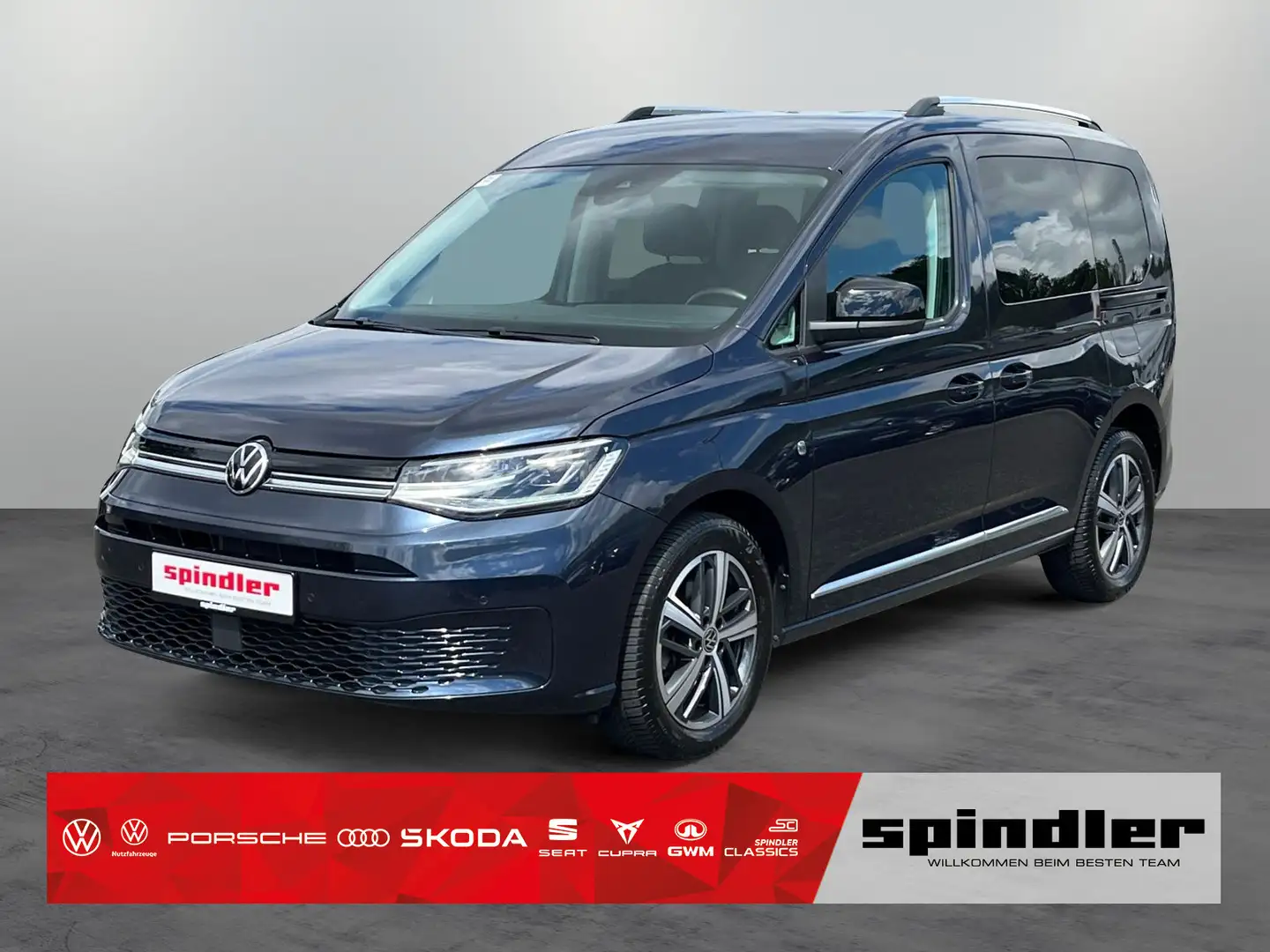 Volkswagen Caddy Style 2.0TDI DSG/ App, LED, RFK, ACC Blau - 1