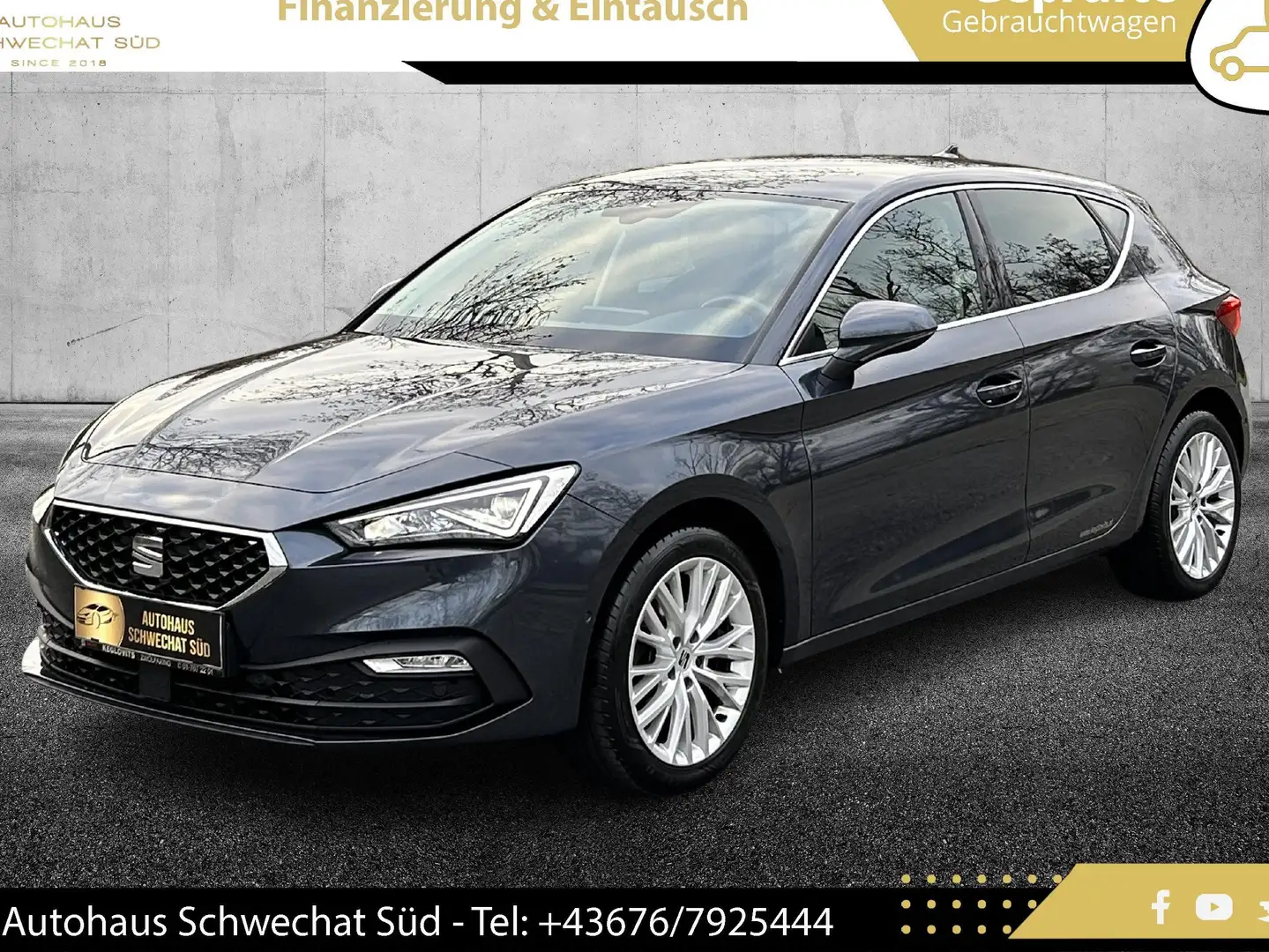 SEAT Leon Xcellence 1,0 TSI // NAVI // VIRTUAL // LED // Grigio - 1