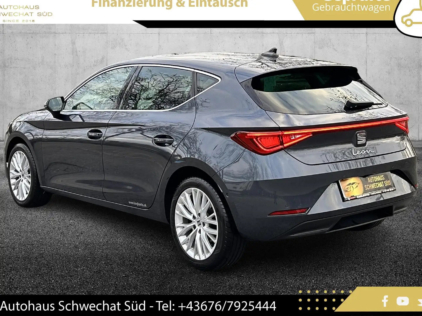 SEAT Leon Xcellence 1,0 TSI // NAVI // VIRTUAL // LED // Grigio - 2
