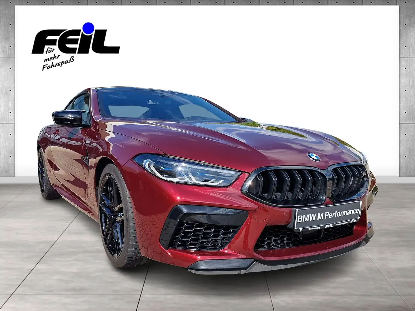 BMW M8 Competition Coupé   M Competition Head-Up Červená - 1