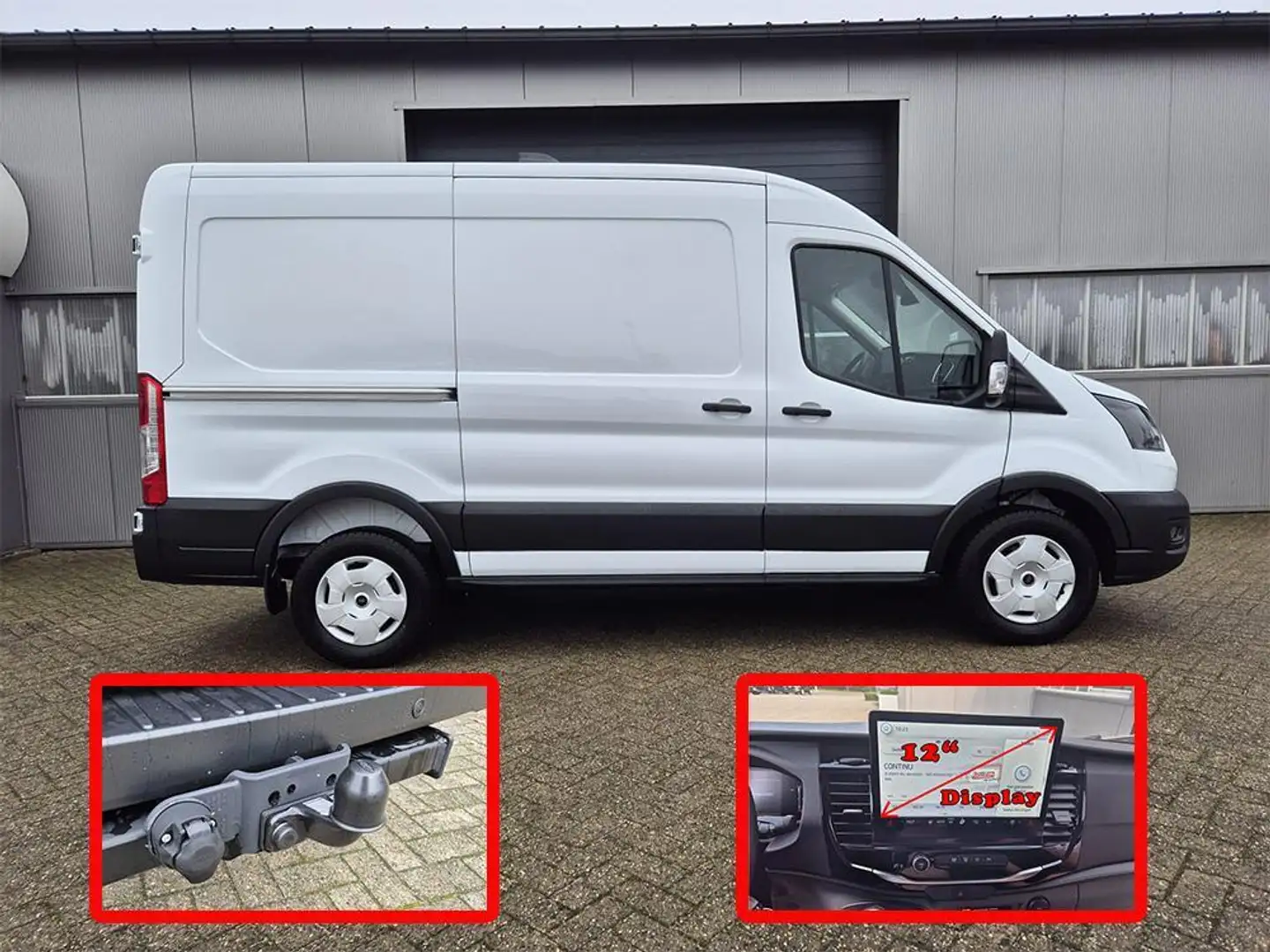 Ford Transit L2H2 2.0 EcoBlue 130PS Trend 3,5t 2-Sitzer AHK ... Weiß - 1