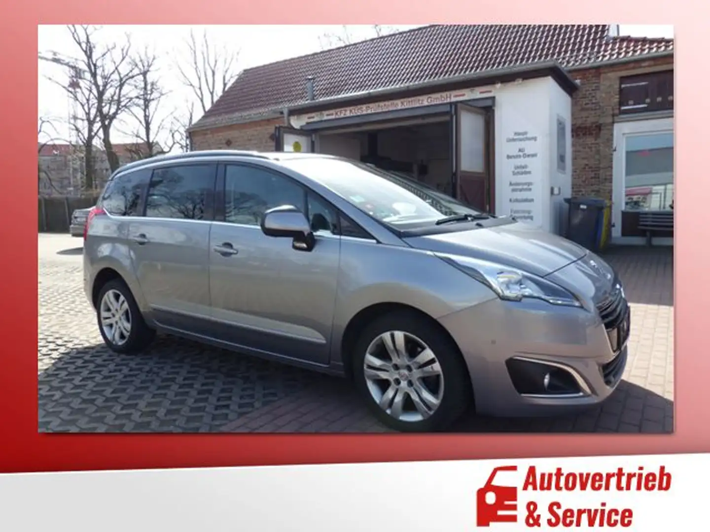 Peugeot 5008 1.6 Blue-HDi  Autom. Navi,Tempo 7-Si., AHK Grijs - 1