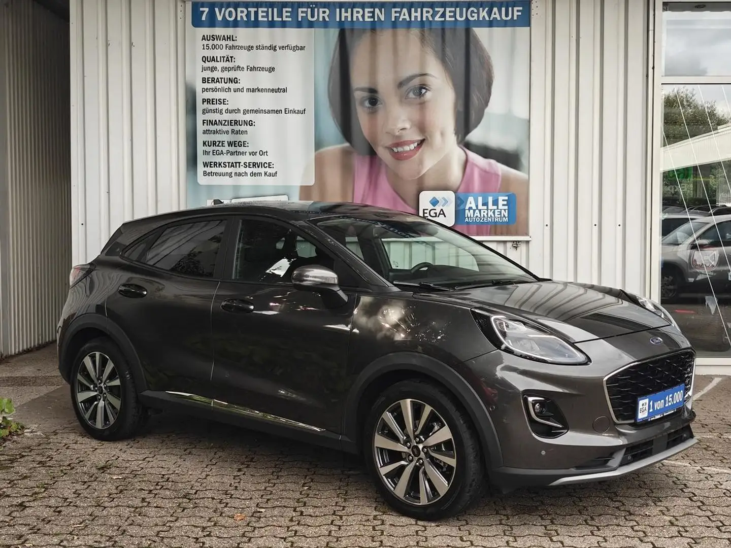 Ford Puma 1.0 ECO BOOST TITANIUM X KLIMA ALU PDC SHZ NAVI LE Gris - 1