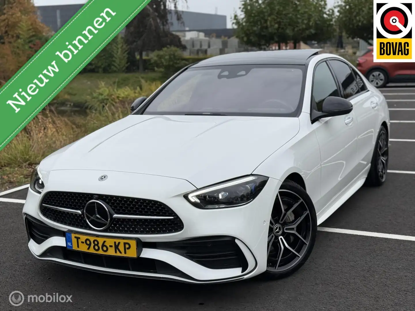 Mercedes-Benz C 200 AMG Line PANO|360CAMERA|BURMESTER|LED| Weiß - 1