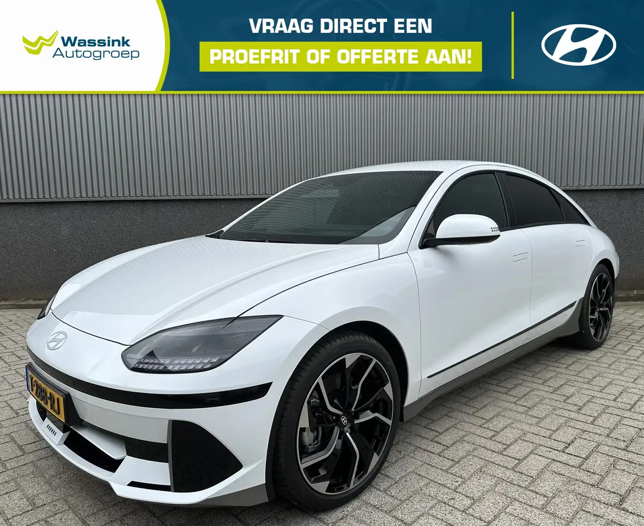 Hyundai IONIQ 6 77,4 kWh 229pk RWD Connect | Launch Pack | 800V ul Wit - 1