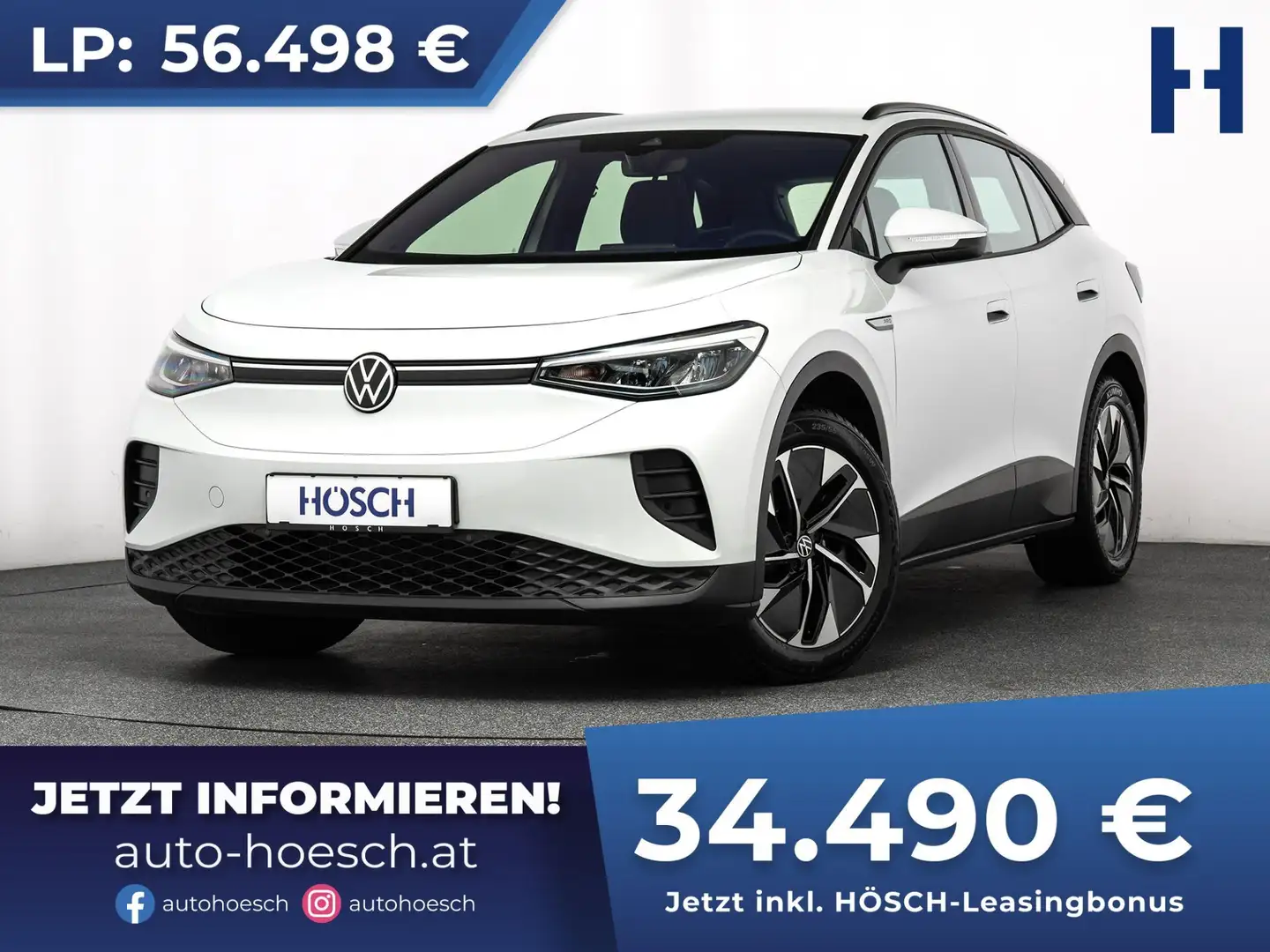 Volkswagen ID.4 Pro Performance 82 kWh 19er WIE NEU -39% Wit - 1
