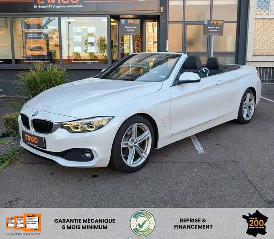 BMW 430 SERIE CABRIOLET 2.0 430I 252ch SPORT BVA CUIR SIEGES CHAUFFANTS GPS RADAR AR- GARANTIE 6 A 36 MOIS