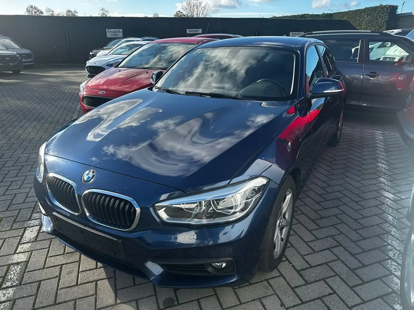 BMW 116 Motorschade - Enkel voor professionele verkoop Bleu - 1