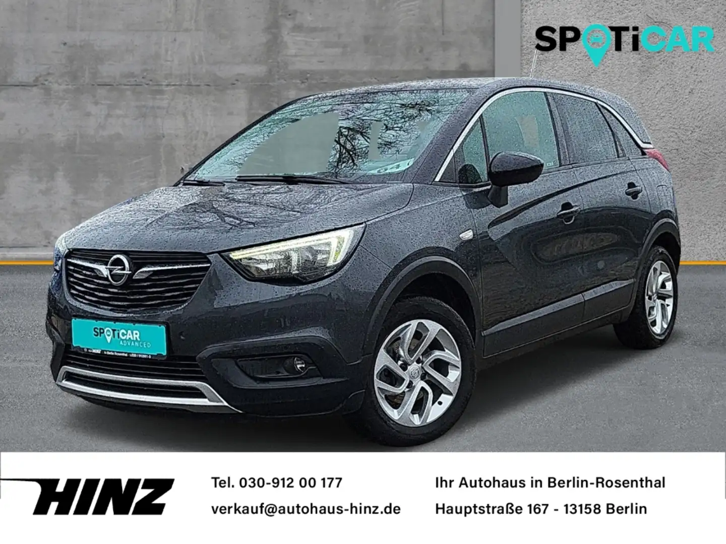 Opel Crossland X INNOVATION 1.2, LED, PDC, Klimaautom, Navi, SHZ Grijs - 1